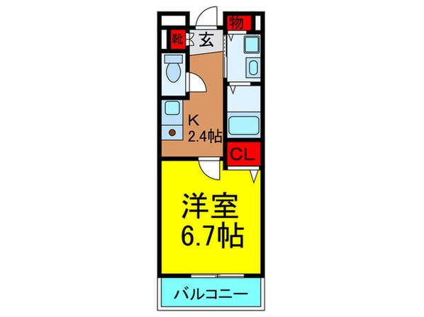 エクセルシスの物件間取画像